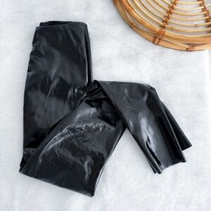 Commando Latex Faux Leather Leggings Super High Rise Black Women’s S